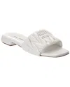 Miu Miu Matelasse Leather Sandal In White