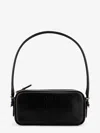 Miu Miu Matelassé Leather Shoulder Bag In Black