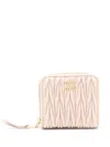 Miu Miu Matelassé Leather Wallet