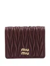 Miu Miu Matelassé Leather Wallet