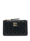 Miu Miu Matelassé Leather Wallet