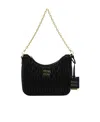 Miu Miu Leather Handbag In Black