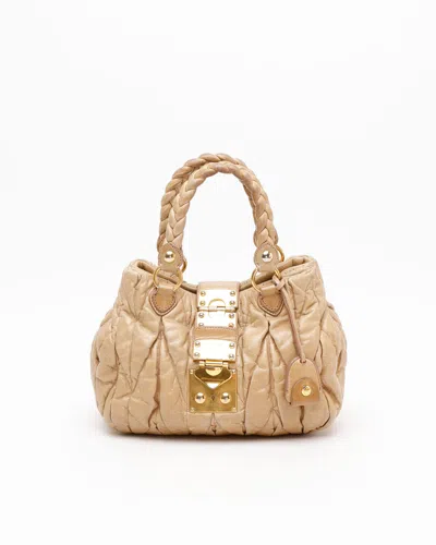 Miu Miu Matelassé Lux Bag
