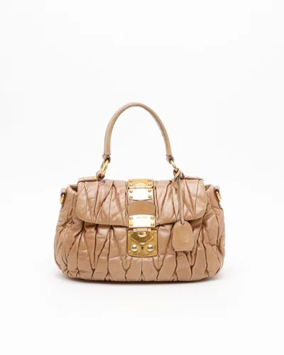 Miu Miu Matelassé Lux Bag