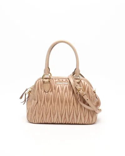 Miu Miu Matelassé Lux Bag