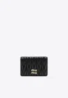 Miu Miu Matelassé Nappa Leather Cardholder