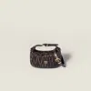 Miu Miu Matelassé Nappa Leather Mini-bag In Brown