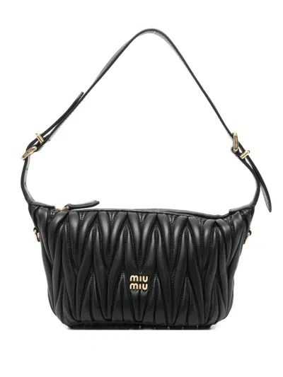 MIU MIU MIU MIU MATELASSÉ NAPPA LEATHER POUCH BAGS