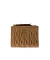 Miu Miu Matelassé Nappa Leather Small Wallet