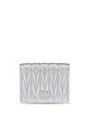 Miu Miu Matelassé Nappa Leather Wallet