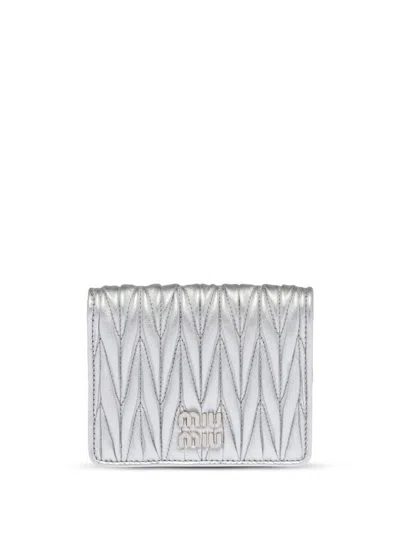 MIU MIU MIU MIU MATELASSÉ NAPPA LEATHER WALLET