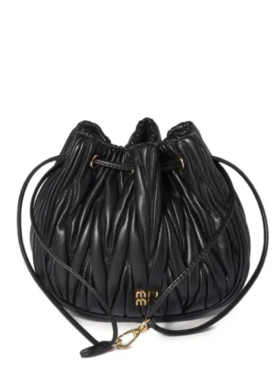 MIU MIU MATELASSE' NAPPA POUCH