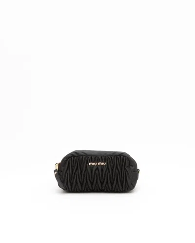 Miu Miu Matelassé Nylon Pouch