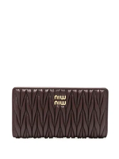 Miu Miu Matelassé Wallet
