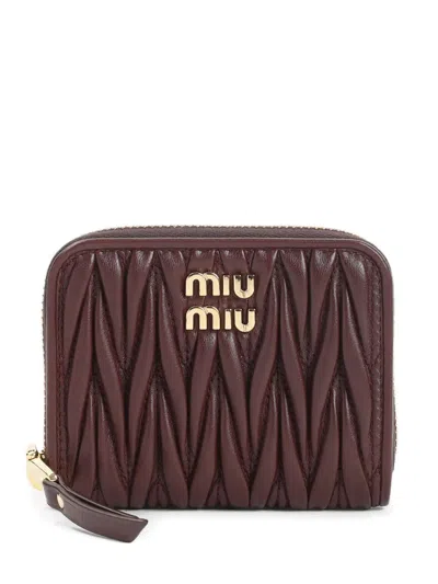 Miu Miu Matelasse' Wallet