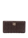 Miu Miu Matelass Wallet In Radica