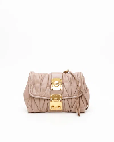 Miu Miu Matlassé Crossbody Bag