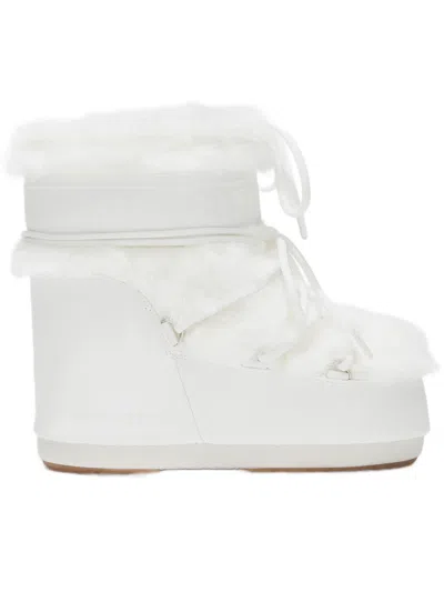 Miu Miu Mb Icon Low Faux Fur In White