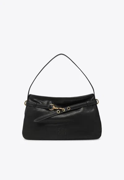 Miu Miu Medium Aventure Nappa Leather Shoulder Bag