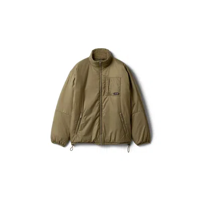 Miu Miu Medium-weight Ripstop Down Jacket In Forest Green