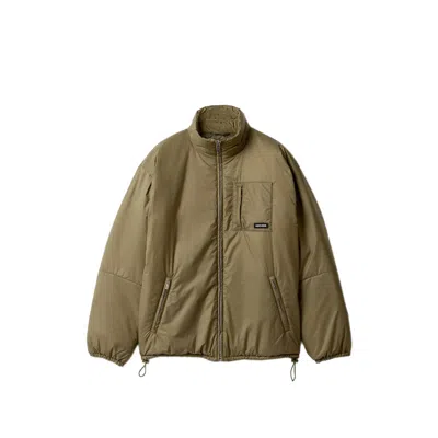 Miu Miu Medium-weight Ripstop Down Jacket In Green
