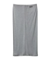 Miu Miu Mélange-effect Pencil Skirt In Gray