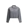 Miu Miu Mélange Zip Jacket