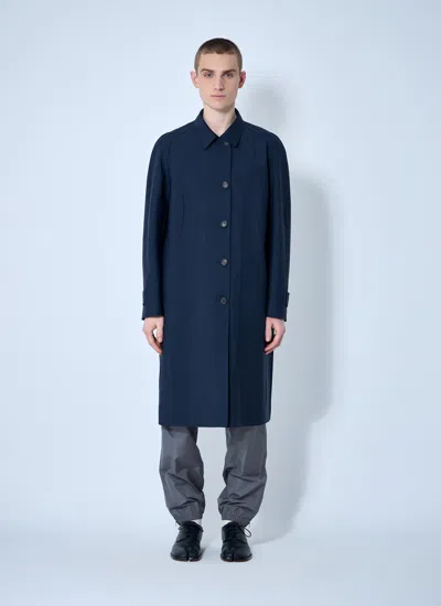 MIU MIU MIU MIU MEN SINGLE-BREASTED MOHAIR COAT