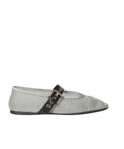 Miu Miu Mesh Fabric Ballerinas