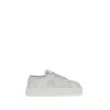 Miu Miu Mesh Platform Sneaker In White