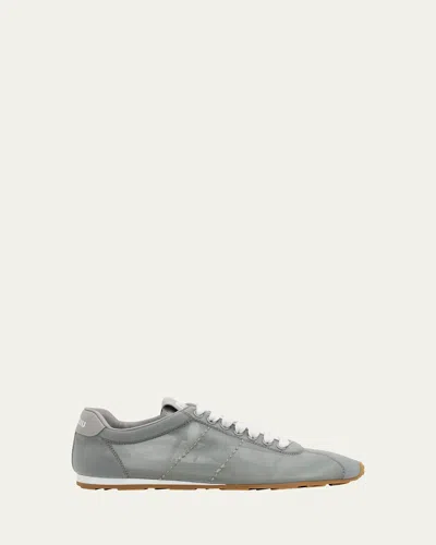 Miu Miu Mesh Retro Runner Sneakers In Multi