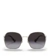 Miu Miu Round Metal Sunglasses Zvn5d1