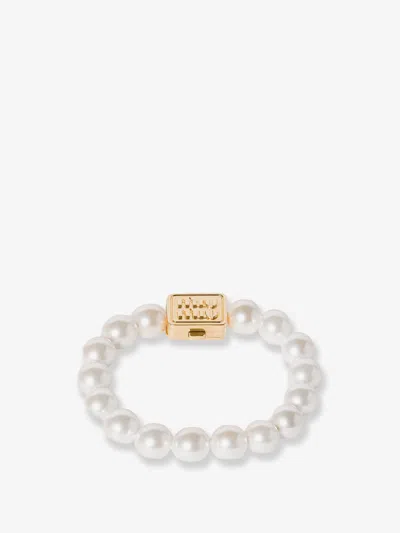 Miu Miu Metal And Perals Bracelet