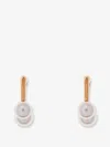 Miu Miu Metal And Perals Earrings