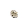 Miu Miu Metal Brooch In Silver