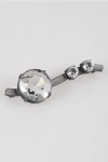 Miu Miu Metal Brooch With Crystals