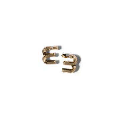 Miu Miu Metal Earrings In Gold