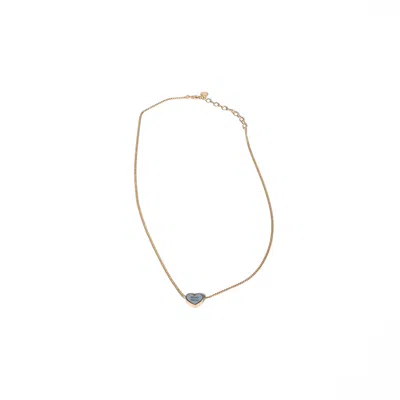 Miu Miu Metal Necklace In Brown