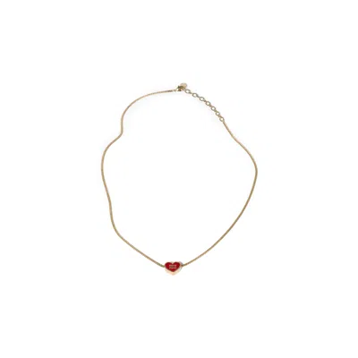 Miu Miu Metal Necklace In Neutral
