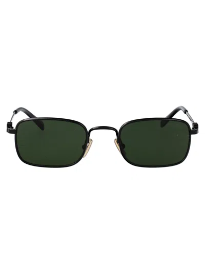 Miu Miu Metal Nero Sunglasses In Black