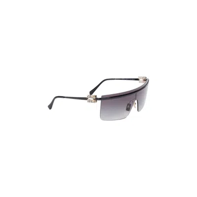 Miu Miu Metal Nero Sunglasses In Black