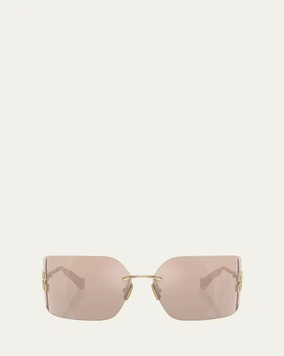 Miu Miu Eyewear Rectangular Frame Sunglasses