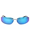 Miu Miu Metallic Sunglasses In Multi