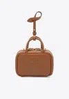 Miu Miu Micro Beau Leather Top Handle Bag Charm