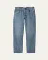 Miu Miu Mid-rise Straight-leg Jeans In F0013 Azzurro