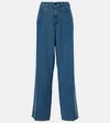 MIU MIU MID-RISE WIDE-LEG JEANS