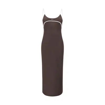 MIU MIU MIDI SLEEVELESS DRESS