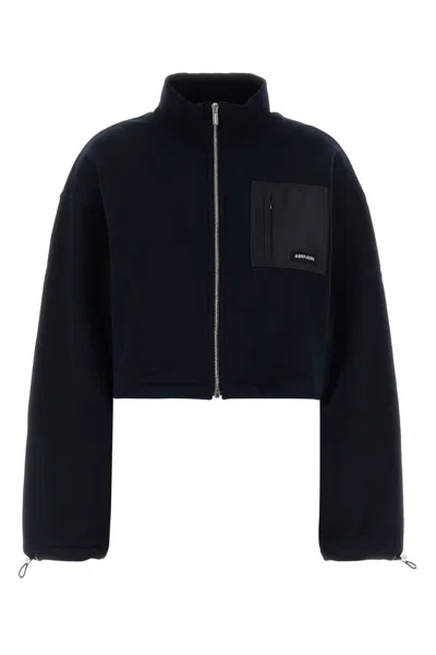 Miu Miu Midnight Blue Cotton Sweatshirt