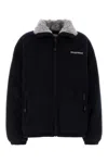 Miu Miu Midnight Blue Polyester Blend Down Jacket In Blue