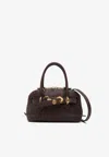 Miu Miu Aventure Nappa Leather Top-handle Bag In Brown